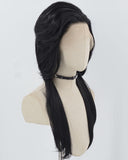 Black Cosplay Synthetic Lace Front Wig WW849