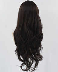 Natural Black Long Wavy Synthetic Wig HW596