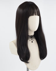 Black Straight Synthetic Wig HW451
