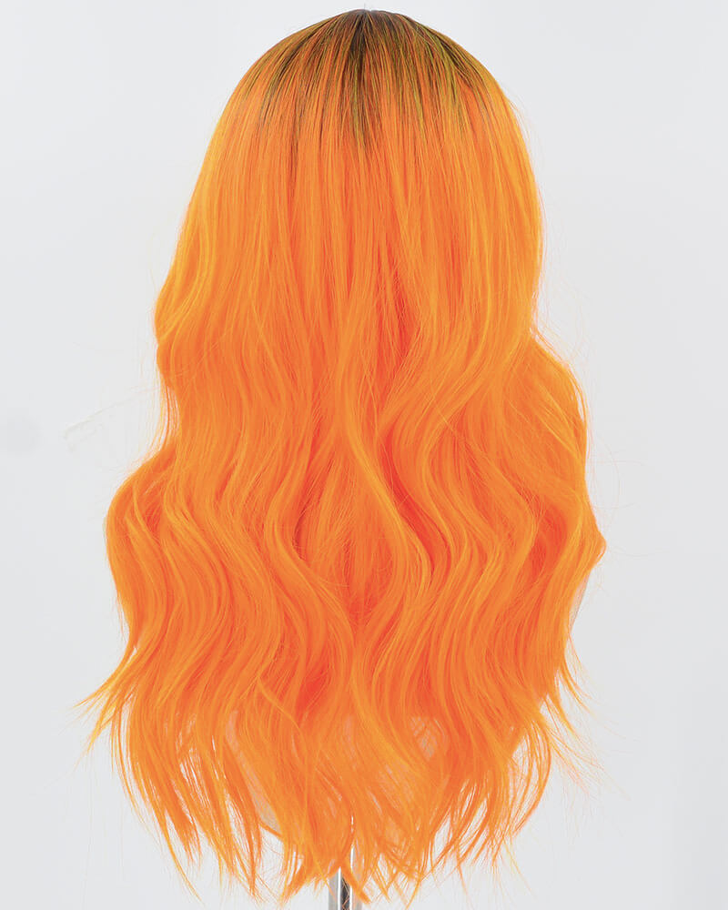 Ombre Orange Synthetic Wig HW640