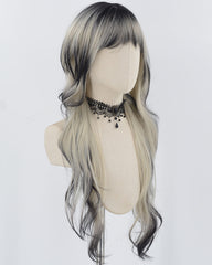 Long Black Ombre Synthetic Wig HW589