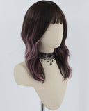 Brown Pink Synthetic Wig HW609