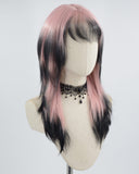 Black Ombre Pink Synthetic Wig HW361