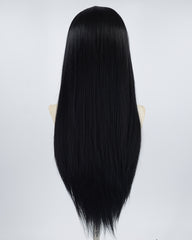13*6 Black Straight Synthetic Lace Front Wig WW551