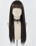 Black Straight Synthetic Wig HW553