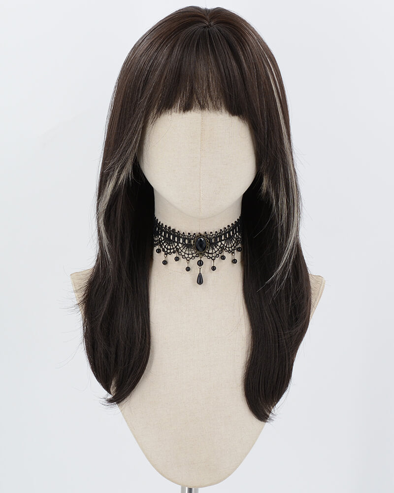 Black Blonde Synthetic Wig HW818