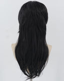 Black Cosplay Synthetic Lace Front Wig WW849