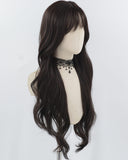 Black Long Wavy Synthetic Wig HW752