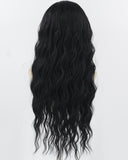 Black Wavy Synthetic Lace Front Wig WW008