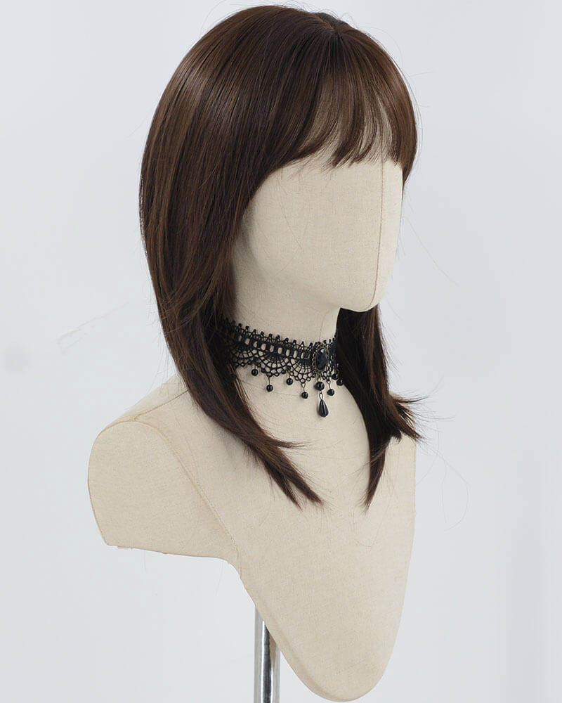 Black Brown Synthetic Wig HW639