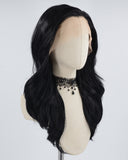 Black Wavy Synthetic Lace Front Wig WW607