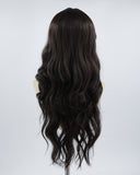 Long Black Wavy Synthetic Wig HW248