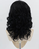 Black Wavy Synthetic Lace Front Wig WW250