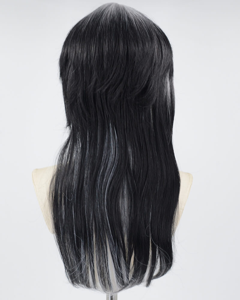 Silver Ombre Black Synthetic Wig HW439