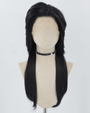 Black Cosplay Synthetic Lace Front Wig WW849
