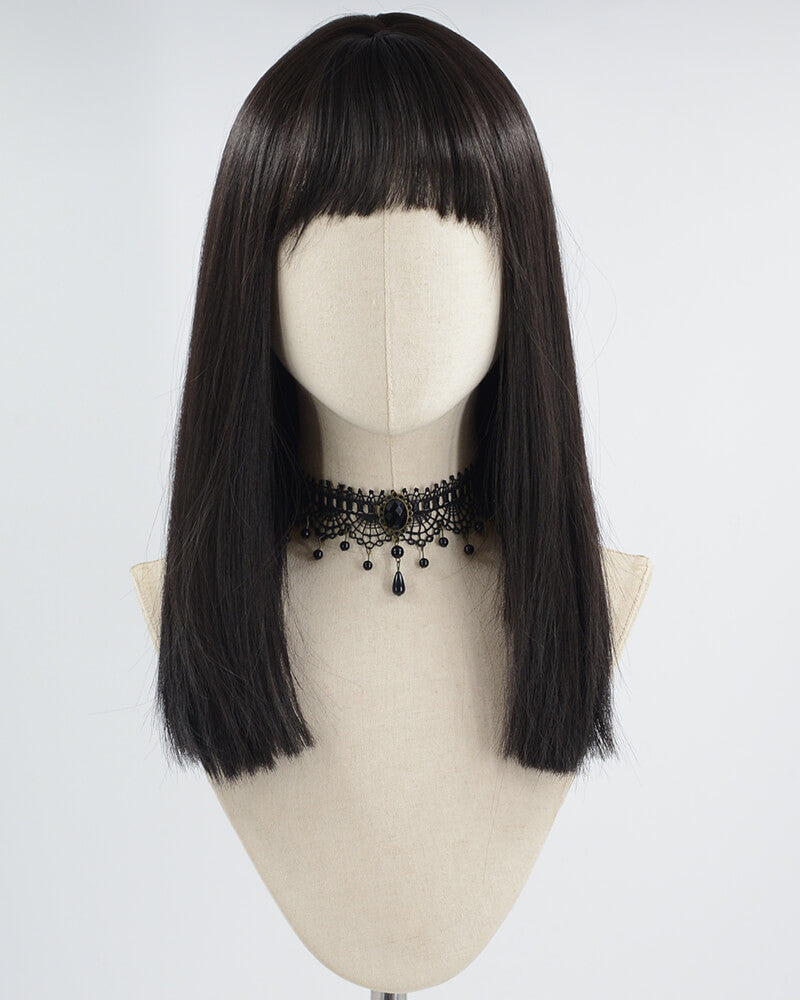 Black Synthetic Wig HW427
