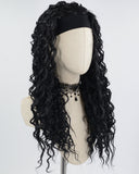 Black Curly Synthetic Wig HW464