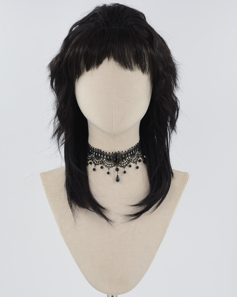 Black Cosplay Synthetic Wig HW535