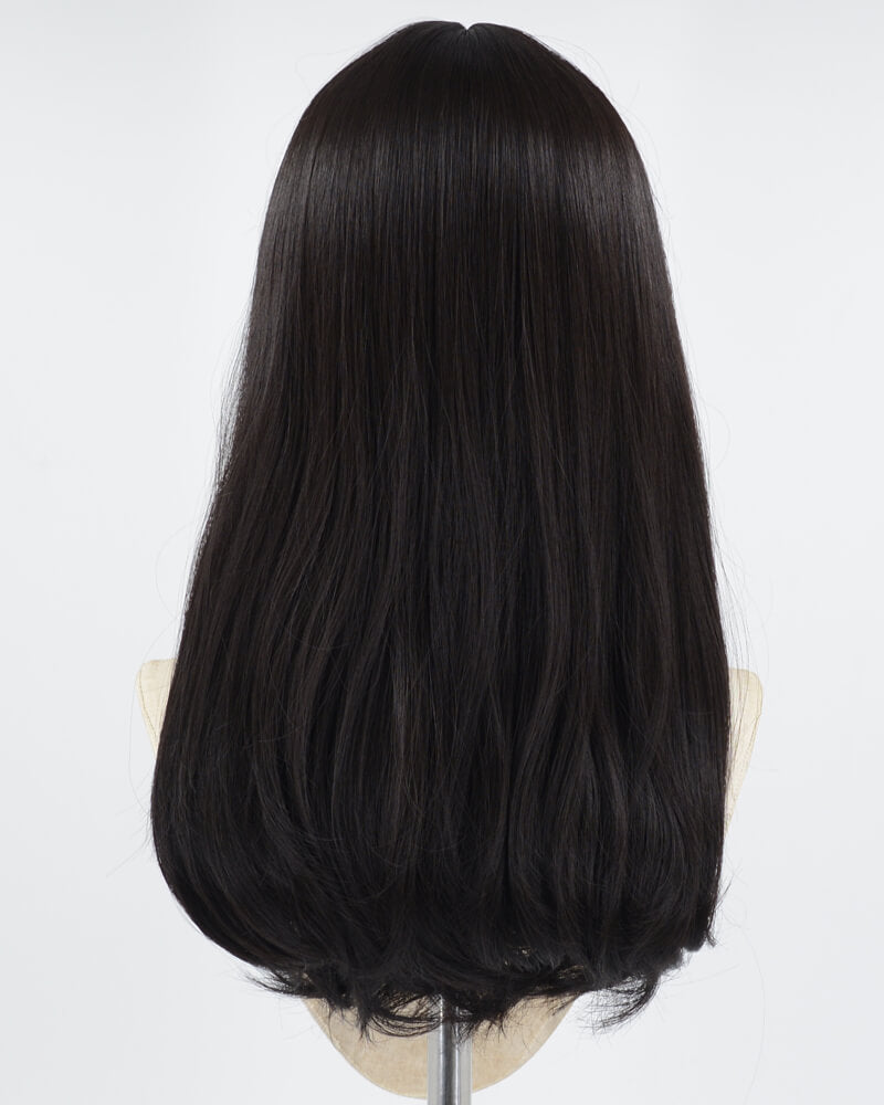 Black Straight Synthetic Wig HW451