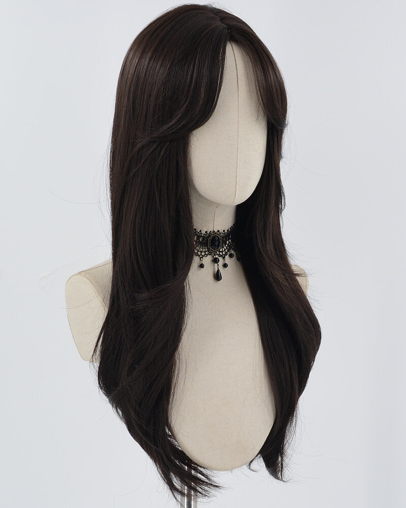 Black Synthetic Wig HW552