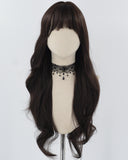 Natural Black Long Wavy Synthetic Wig HW596