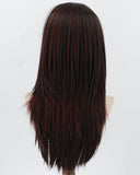 Black Red Synthetic Wig HW809