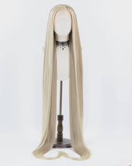 60Inch Long Blonde Synthetic Lace Front Wig WW721