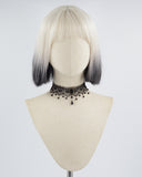 Short Blonde Ombre Black Synthetic Wig HW329
