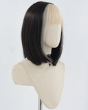 Blonde Black Bob Short Synthetic Lace Front Wig HW543