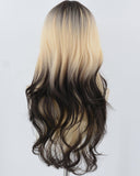 Black Ombre Blonde Synthetic Wig HW634