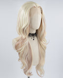 Blonde Brown Wavy Synthetic Lace Front Wig WW657