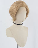 Blonde Brown Synthetic Lace Front Men's Wig MW022