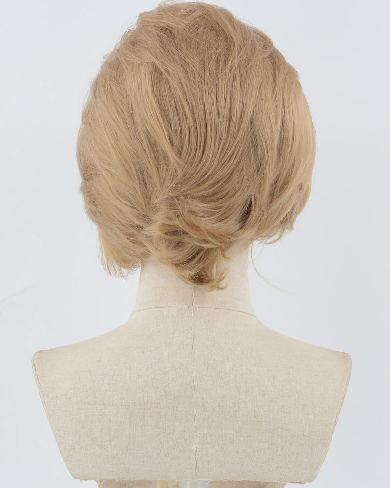 Blonde Brown Synthetic Lace Front Men's Wig MW022