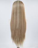 Blonde Streaked Synthetic Lace Front Wig WW425