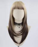Blonde Ombre Brown Synthetic Wig HW333Blonde Ombre Brown Synthetic Wig HW333