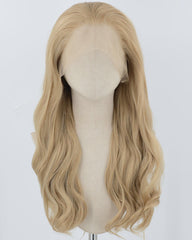 Blonde Wavy Synthetic Lace Front Wig WW893