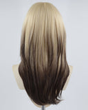 Blonde Ombre Brown Synthetic Wig HW333