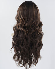 Brown Curly Synthetic Wig HW567