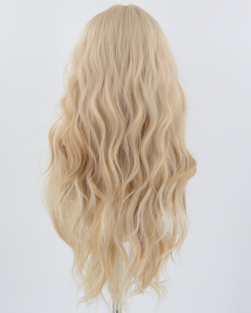 Blonde Long Wavy Synthetic Wig HW521