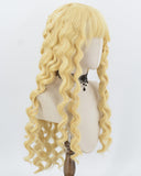 Blonde Curly Synthetic Wig HW813