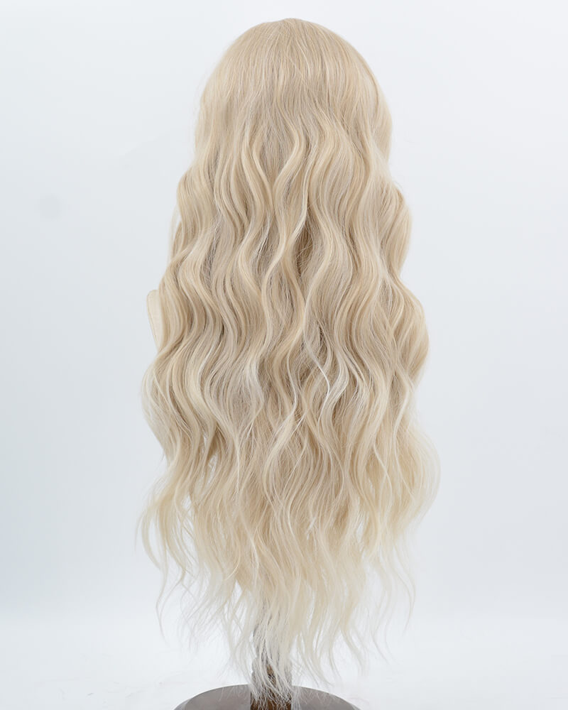 Blonde Long Synthetic Lace Front Wig WW1011