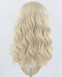Ash Blonde Curly Synthetic Lace Front Wig WW930
