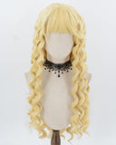 Blonde Curly Synthetic Wig HW813