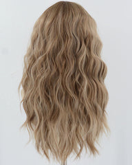 Mixed Blonde Curly Synthetic Wig HW647