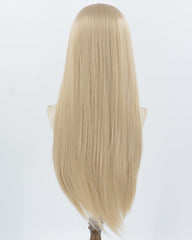 13*6 Blonde Straight Synthetic Lace Front Wig WW1023