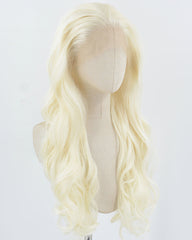 Blonde Wavy Synthetic Lace Front Wig WW899