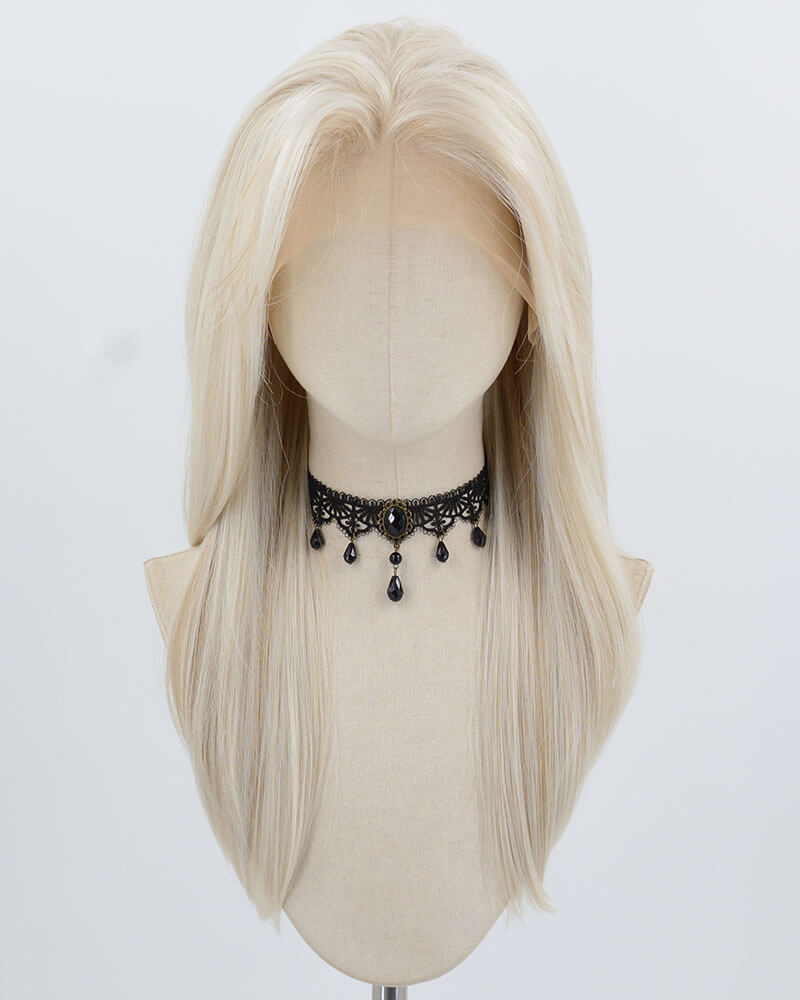 13*6 Blonde Brown Synthetic Lace Front Wig WW987