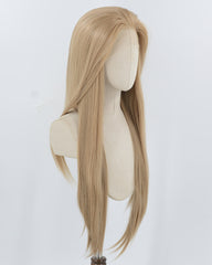 Blonde Long Straight Synthetic Lace Front Wig WW940