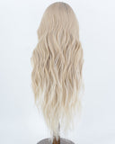 Ombre Blonde Long Wavy Synthetic Lace Front Wig WW1063