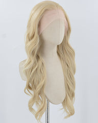 Blonde Long Wavy Synthetic Lace Front Wig WW892